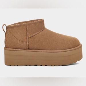 Ugg Classic ultra mini platform boot chestnut